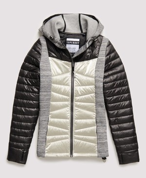 Superdry Storm Panel Classic Női Kabát Fekete | FQWHG8523